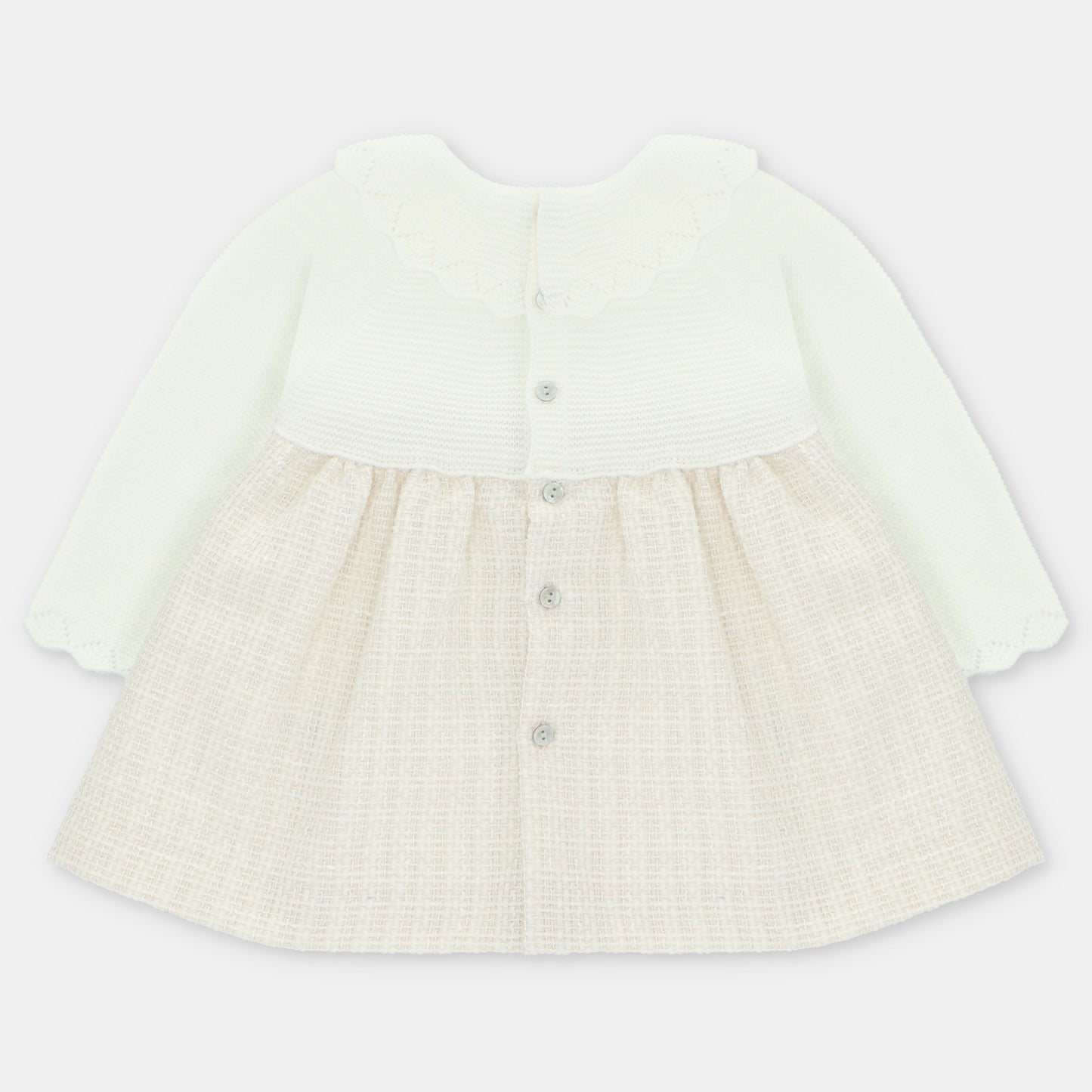 VESTIDO PUNTO Y TELA NIÑA DERBY