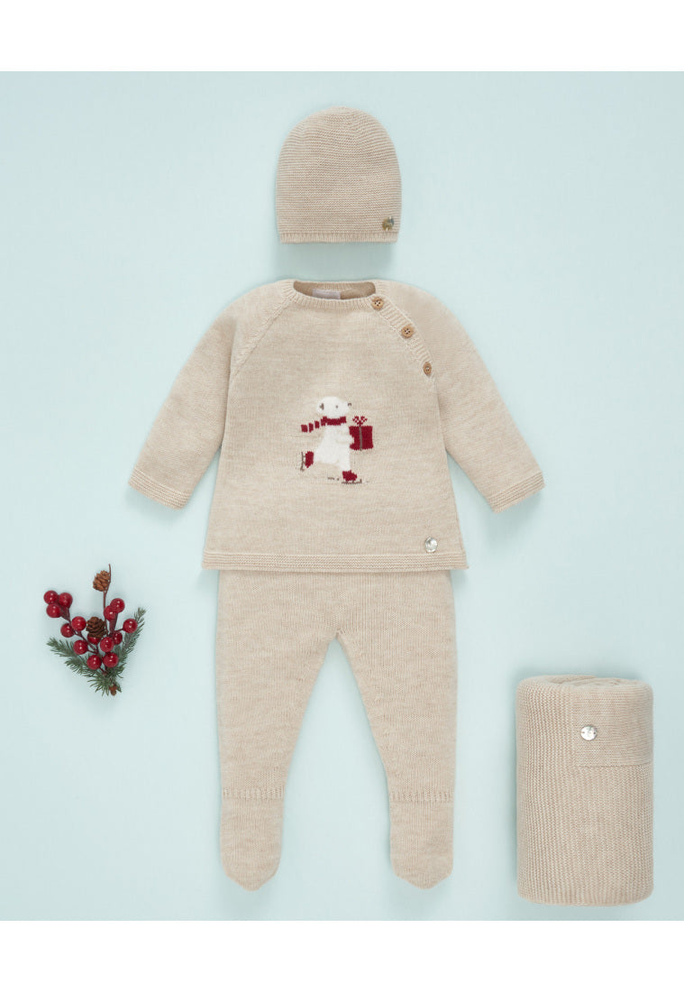 CONJUNTO JUBON Y POLAINA NAVIDAD