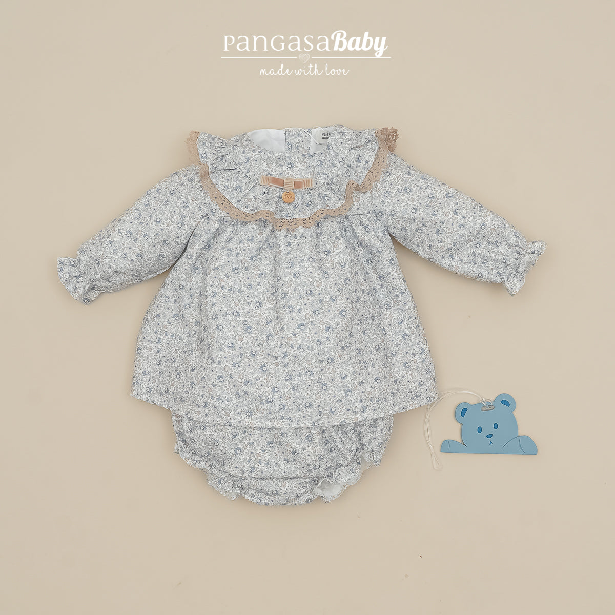 VESTIDO CON BRAGUITA FLORES