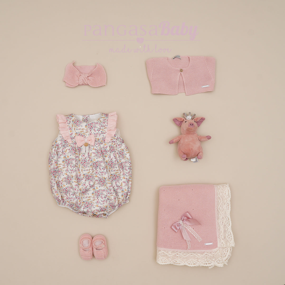 Floral Romper with Bow, PG