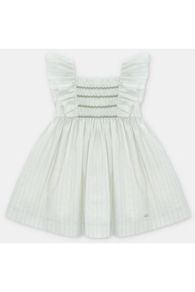 LUCC GIRL'S STRIPED FABRIC DRESS
