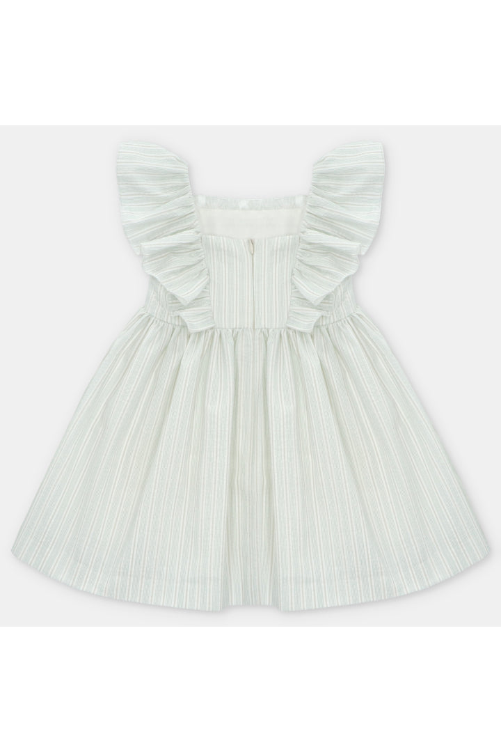 LUCC GIRL'S STRIPED FABRIC DRESS