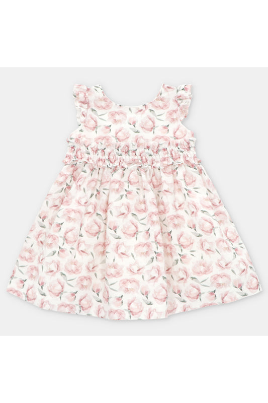 SIENA GIRL'S PRINTED FABRIC DRESS