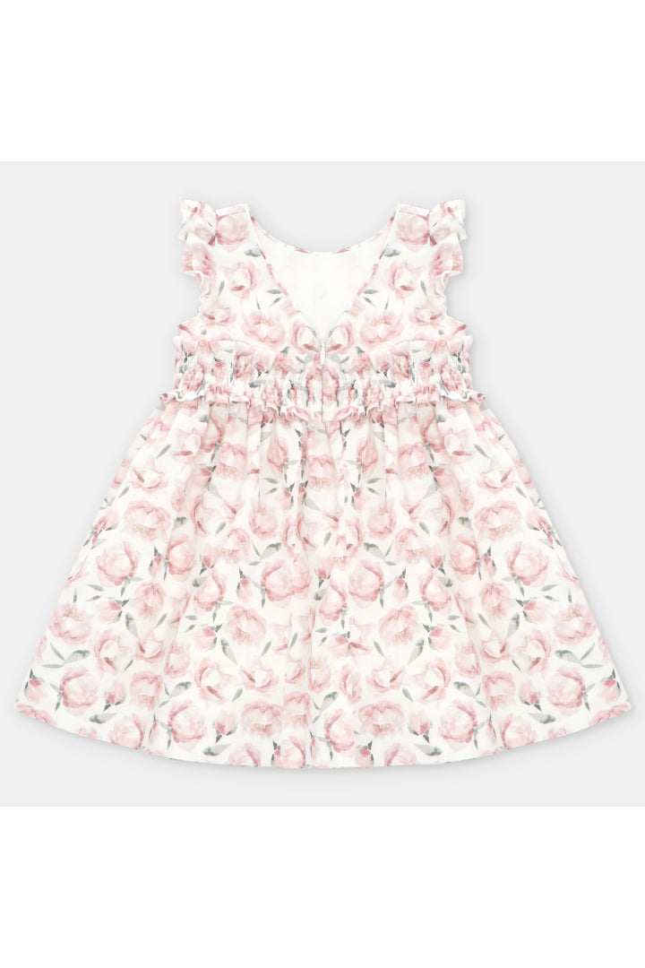 SIENA GIRL'S PRINTED FABRIC DRESS
