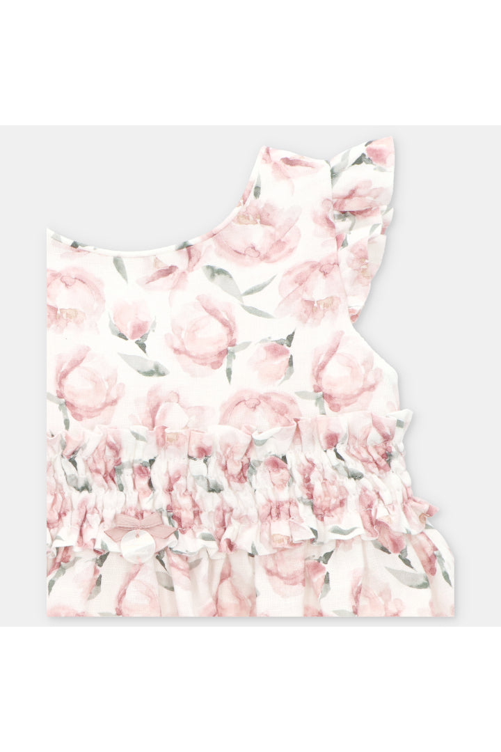 SIENA GIRL'S PRINTED FABRIC DRESS