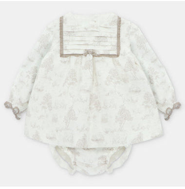 VESTIDO BRAGA TELA DE JOUY NIÑA