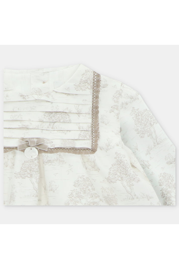 VESTIDO BRAGA TELA DE JOUY NIÑA