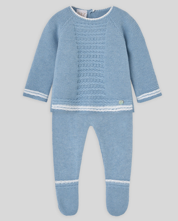 "VERNE" BOY'S ALG/CASH SWEATER+LEGGERS