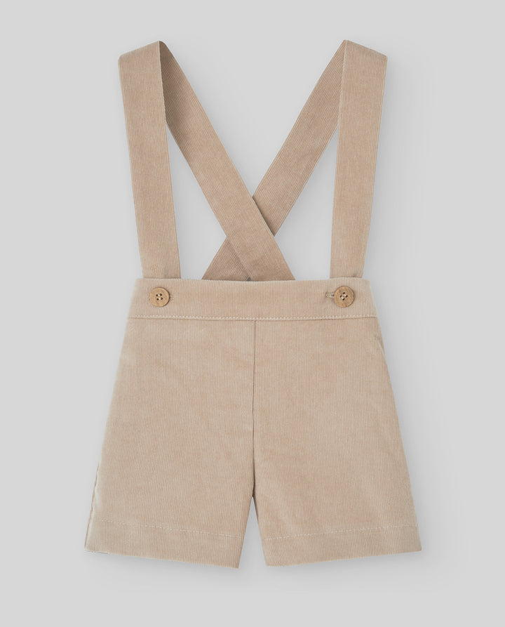 CHILDREN'S SHORT MICROPANE PANTS WITH BRACES "ASTROS"