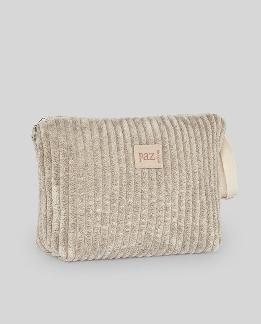 NECESER DE  PANA CON CREMALLERA "POPEA"