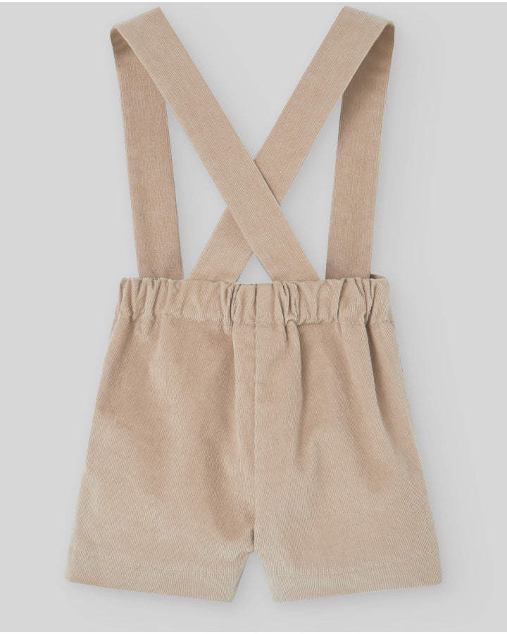 CHILDREN'S SHORT MICROPANE PANTS WITH BRACES "ASTROS"