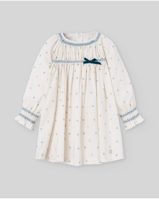 VESTIDO CEREMONIA PLUMETY INFANTIL "QUINTA"