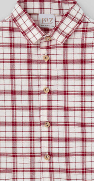 CAMISA NIÑO CUADROS "ACEBO"