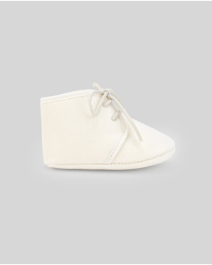 ZAPATO  BOTA TERCIOPELO C/CORDONES  "ERIZOS"