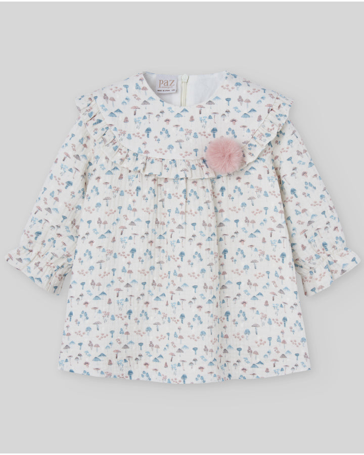 VESTIDO ESTAMPADO "SETITAS"