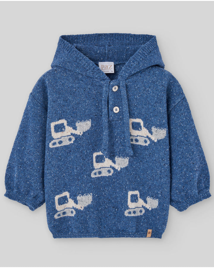 JERSEY CON CAPUCHA NIÑO "NOGAL"