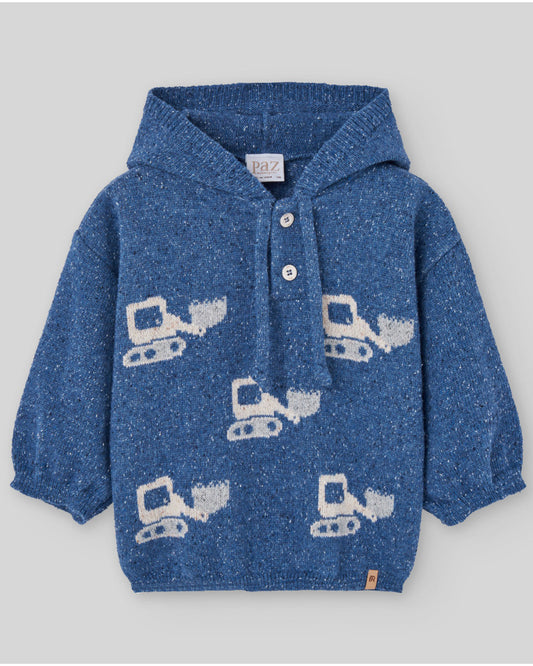 JERSEY CON CAPUCHA NIÑO "NOGAL"