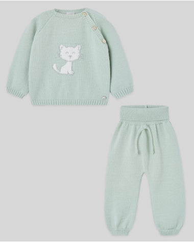 CONJUNTO DE PUNTO PANTALON Y JERSEY "MININO"