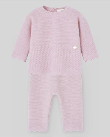 CONJUNTO NIÑA JUBON Y POLAINA LANA