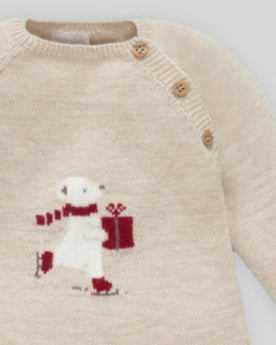 CONJUNTO JUBON Y POLAINA NAVIDAD