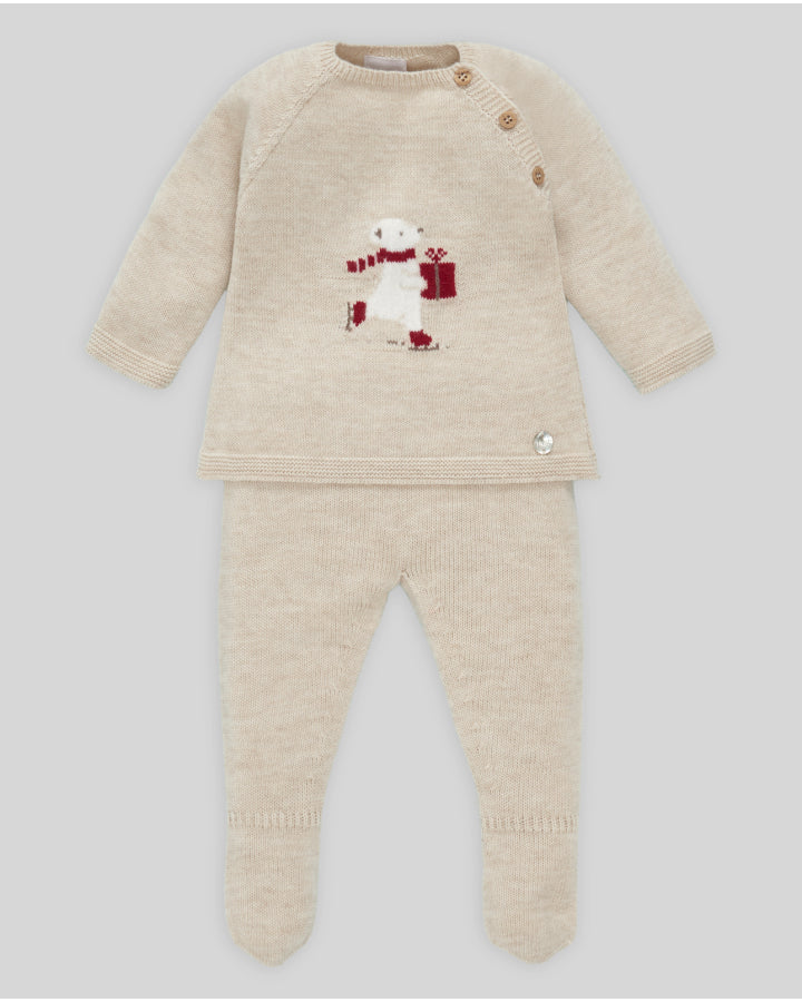 CONJUNTO JUBON Y POLAINA NAVIDAD