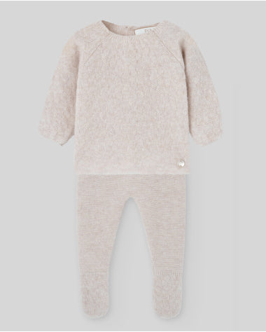 CONJUNTO JUBON Y POLAINA LANA