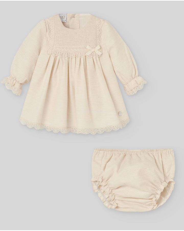 "JOY" HONEYCOMB PANTIES DRESS