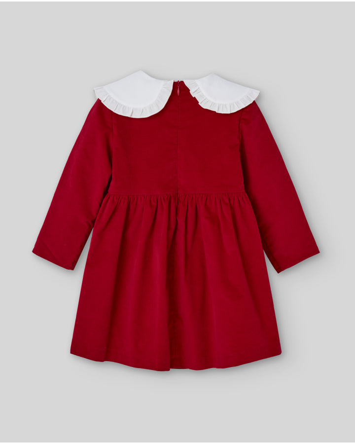 VESTIDO VELVETON CUELLO