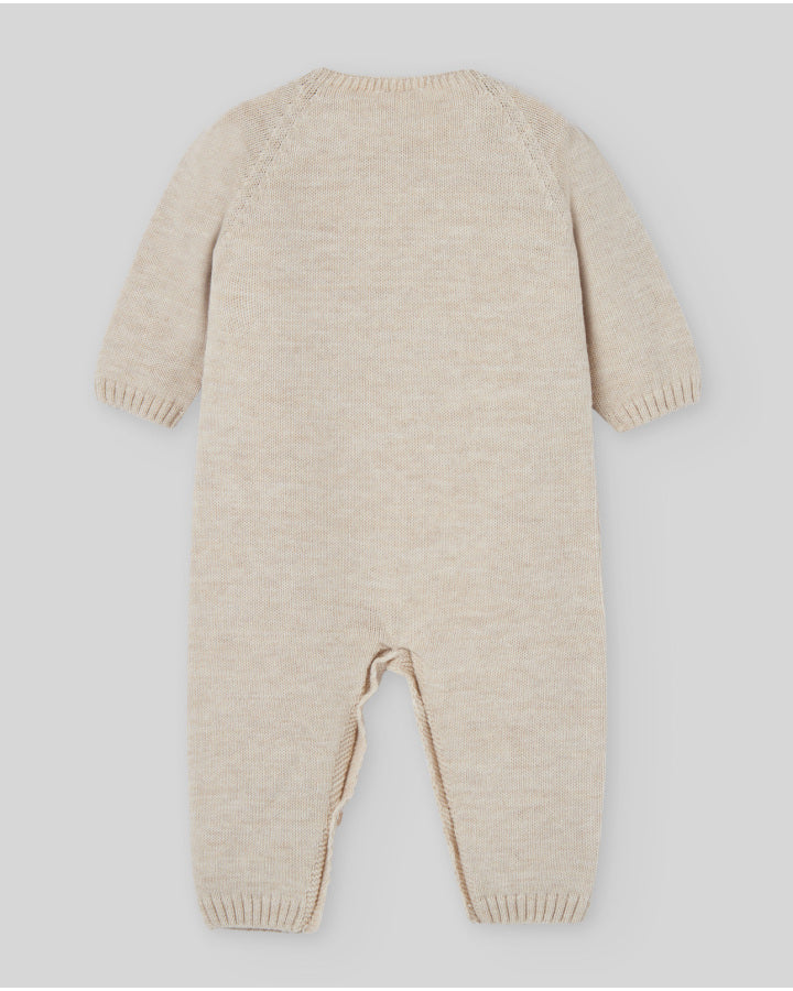 PELELE PUNTO PIE JACQUARD OSO "ACEBO"