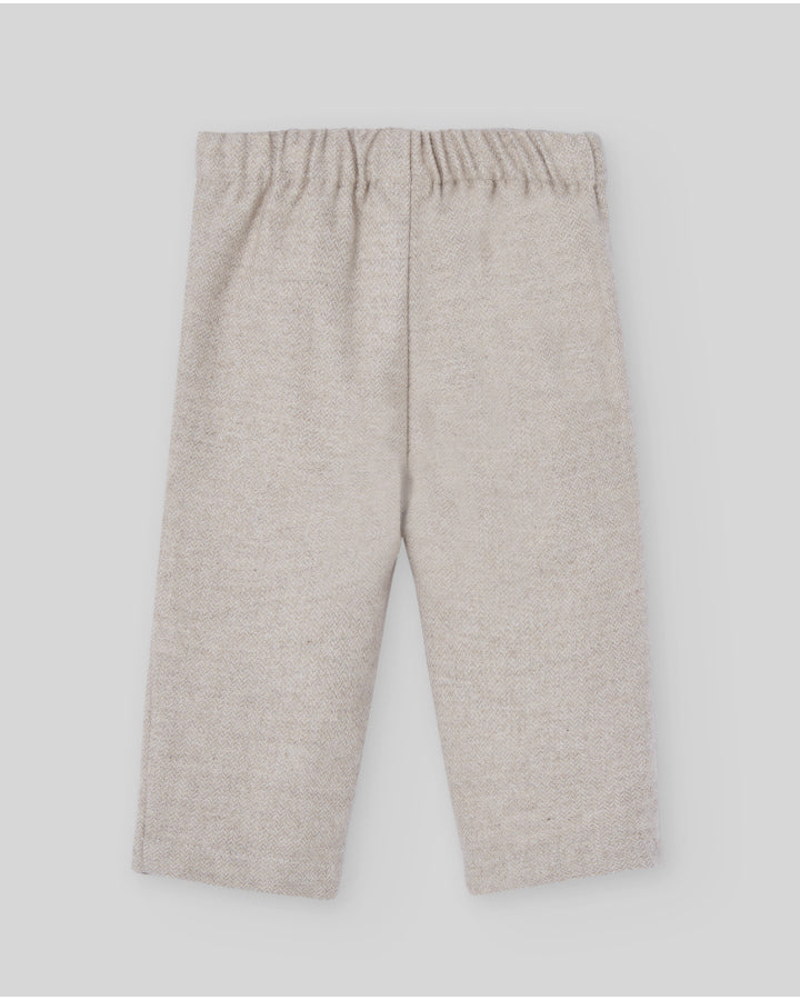 PANTALON LARGO TELA ESPIGA "PONY"