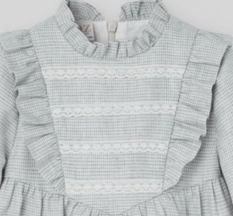 VESTIDO TELA PATA GALLO "CAMINO"