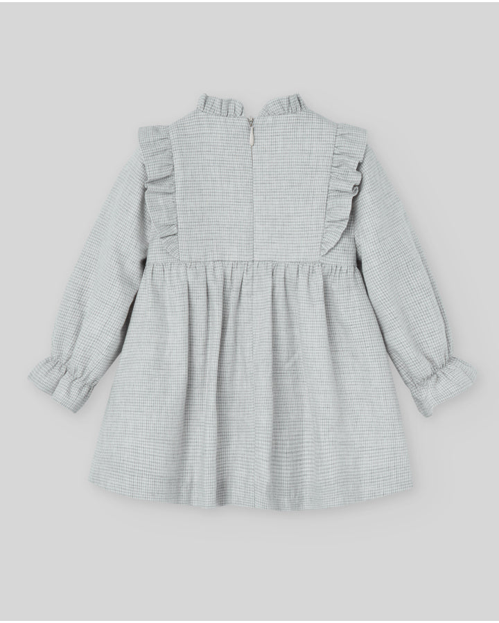 VESTIDO TELA PATA GALLO "CAMINO"