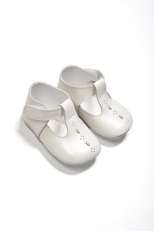 ZAPATO BAUTIZO PIEL NACARADA