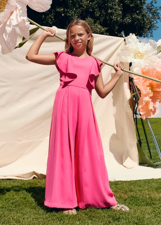 Long Crepe Jumpsuit